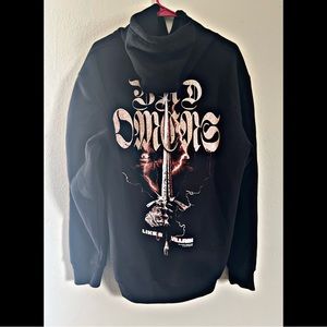 Sz M Black Official Bad Omens Wraith Like A Villain 🦹‍♀️ Hoodie